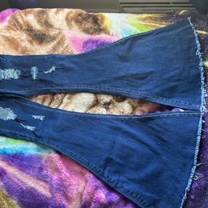 Bell bottom jeans, size xs